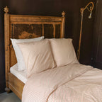 Striped Duvet Cover Red
