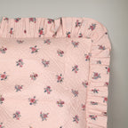 Housse de coussin à volant