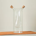 Borosilicate oil and vinegar cruet