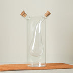 Borosilicate oil and vinegar cruet