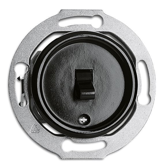 Black bakelite switch
