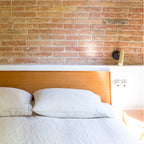 Porcelain switch fitted in a bedroom, Barcelona project 2019