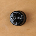 Black porcelain two-way switch