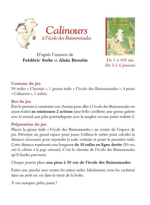 Calinou game at Buissonnades school