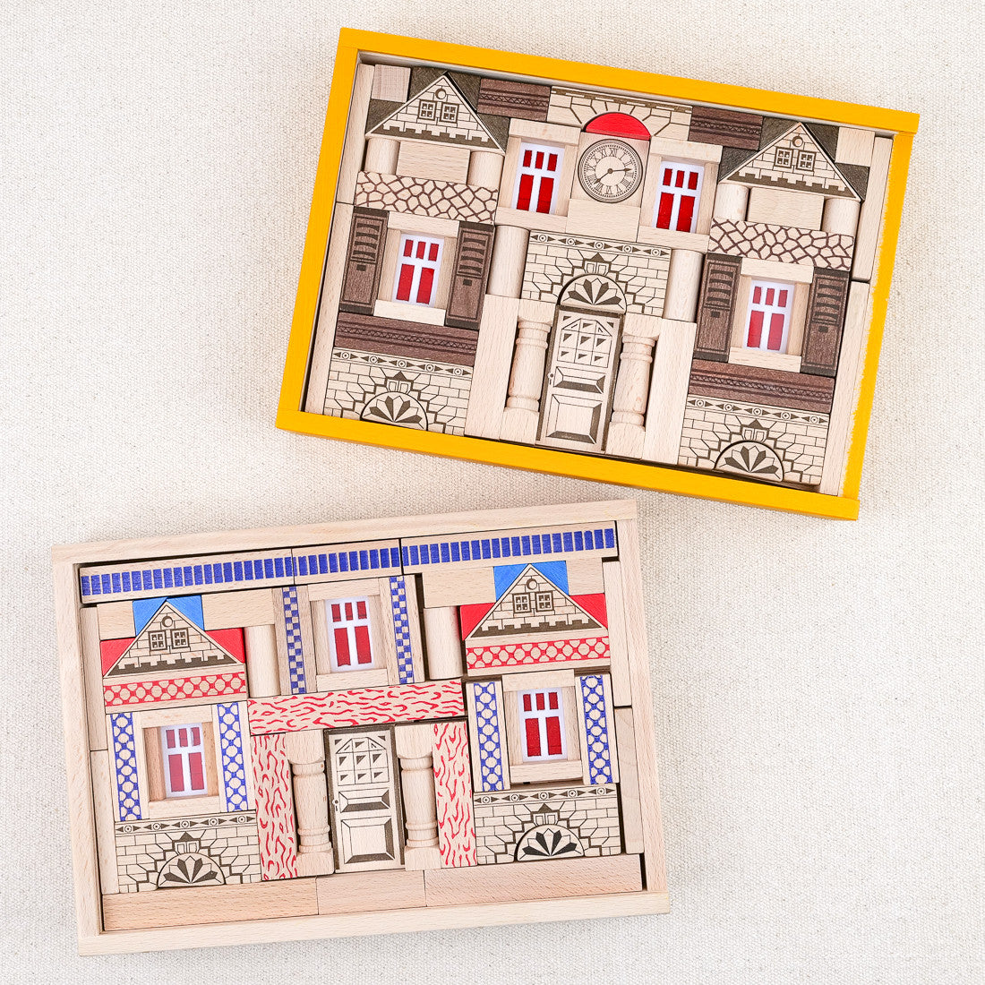 Jeu de construction en bois