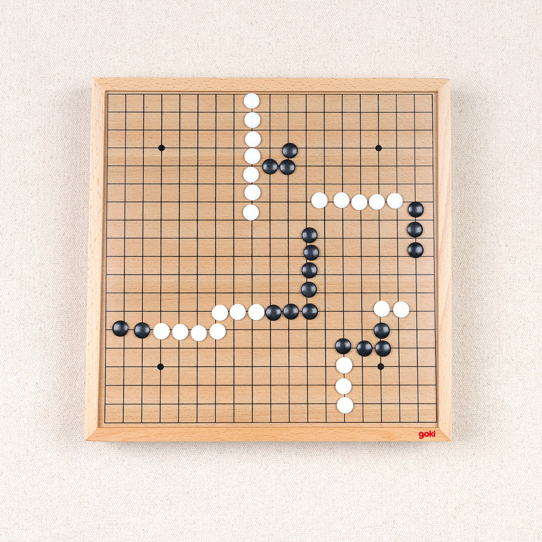 Jeu de go en bois