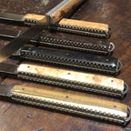 Set of six Basque table knives