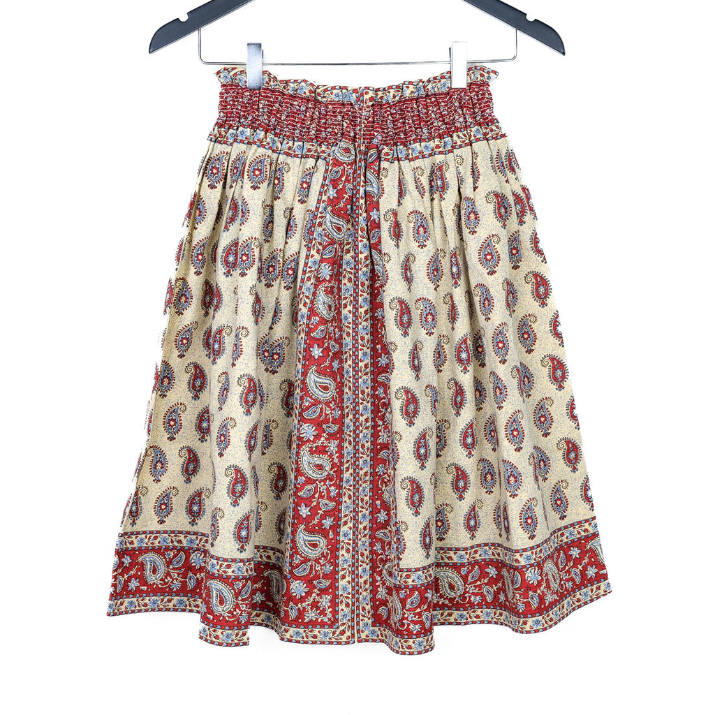Short orange blossom skirt