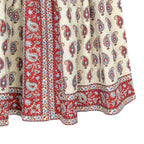 Short orange blossom skirt
