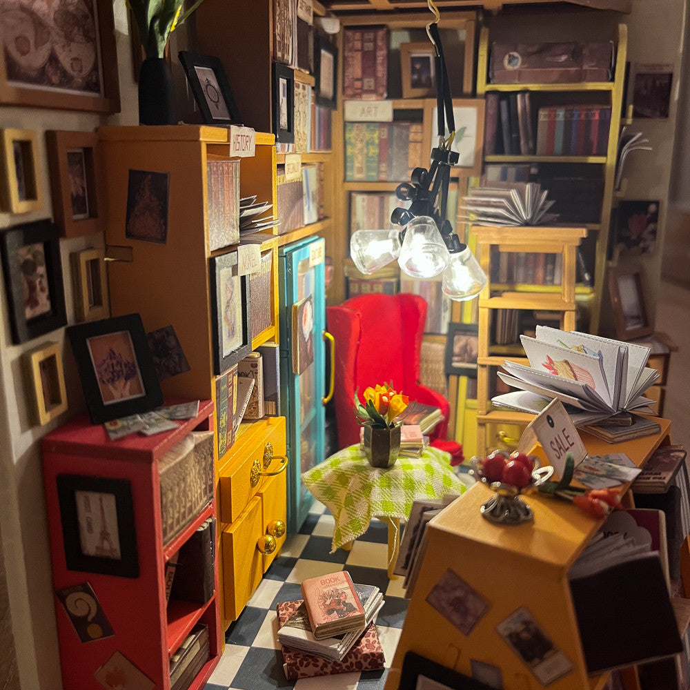 Librairie miniature à monter