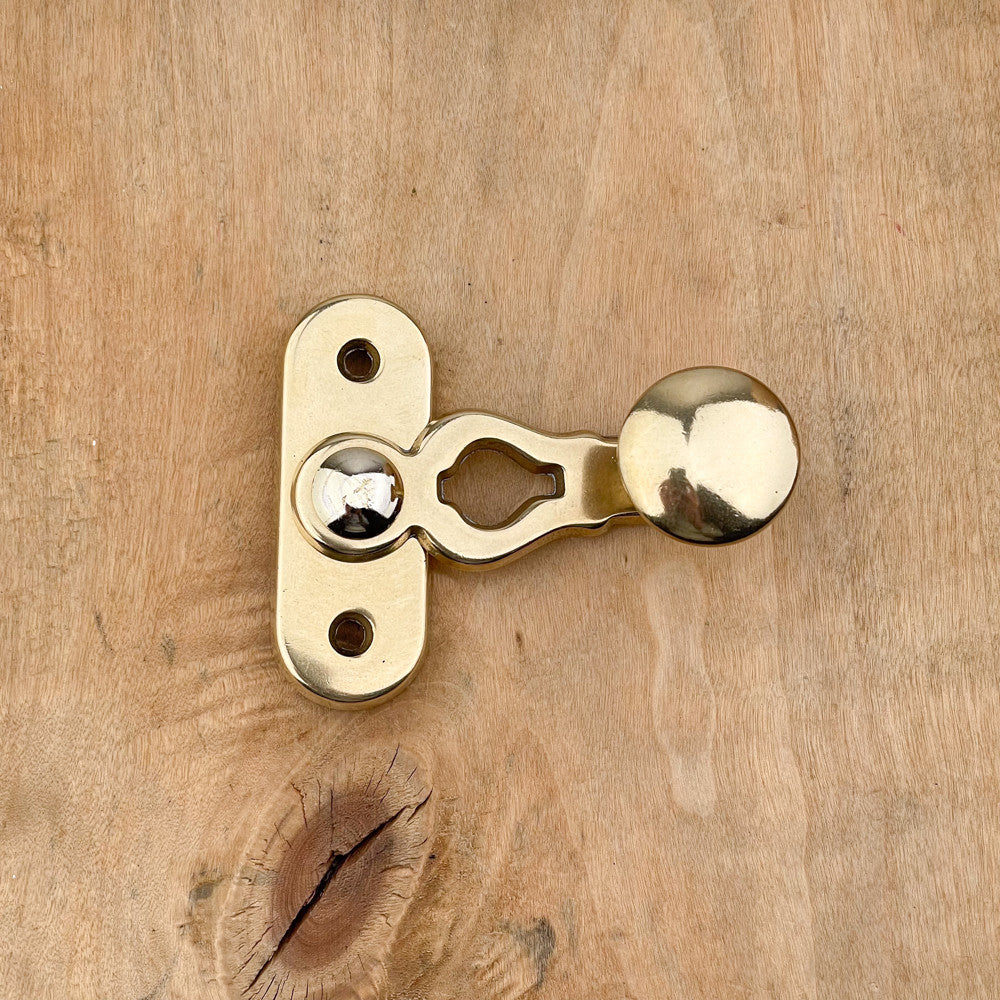 Loquet de volet en Laiton Poli 60mm