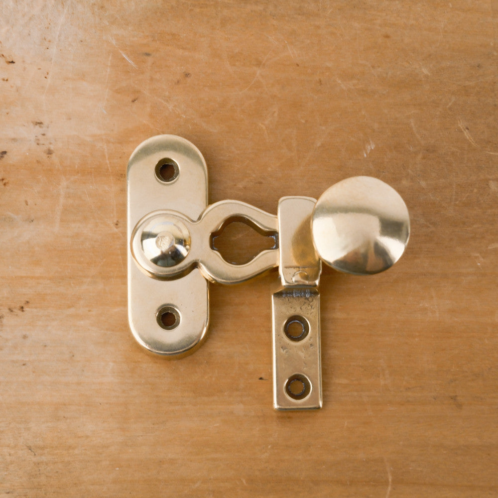 Loquet de volet en Laiton Poli 60mm