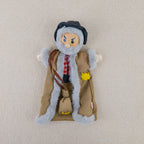 Set of 12 fabric puppets