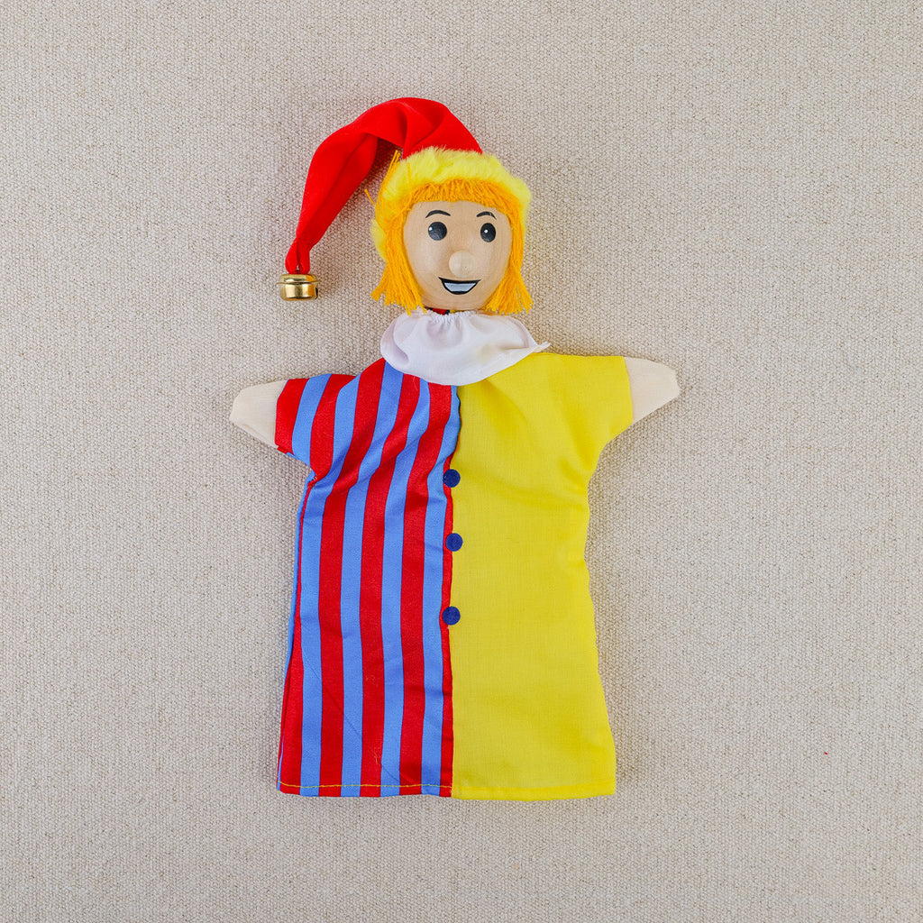 Set of 12 fabric puppets