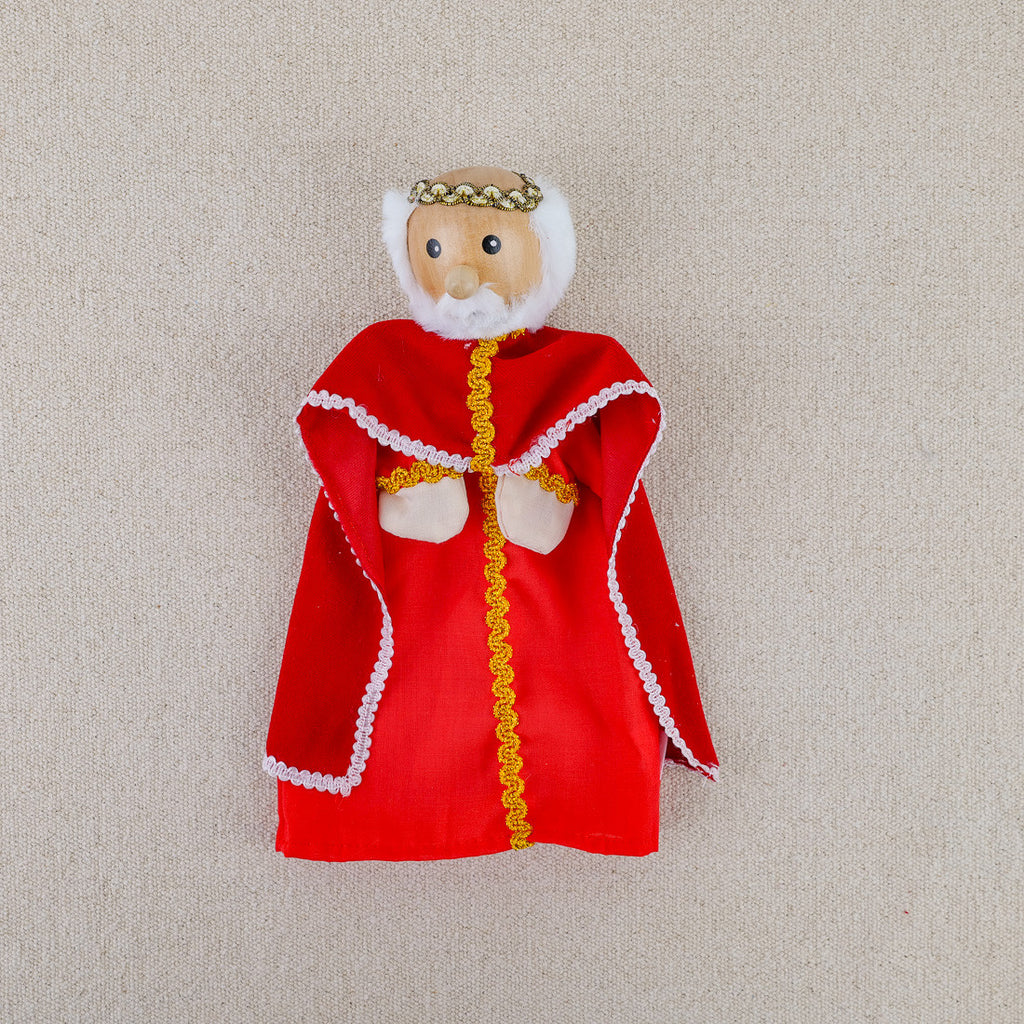 Set of 12 fabric puppets