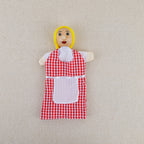 Set of 12 fabric puppets