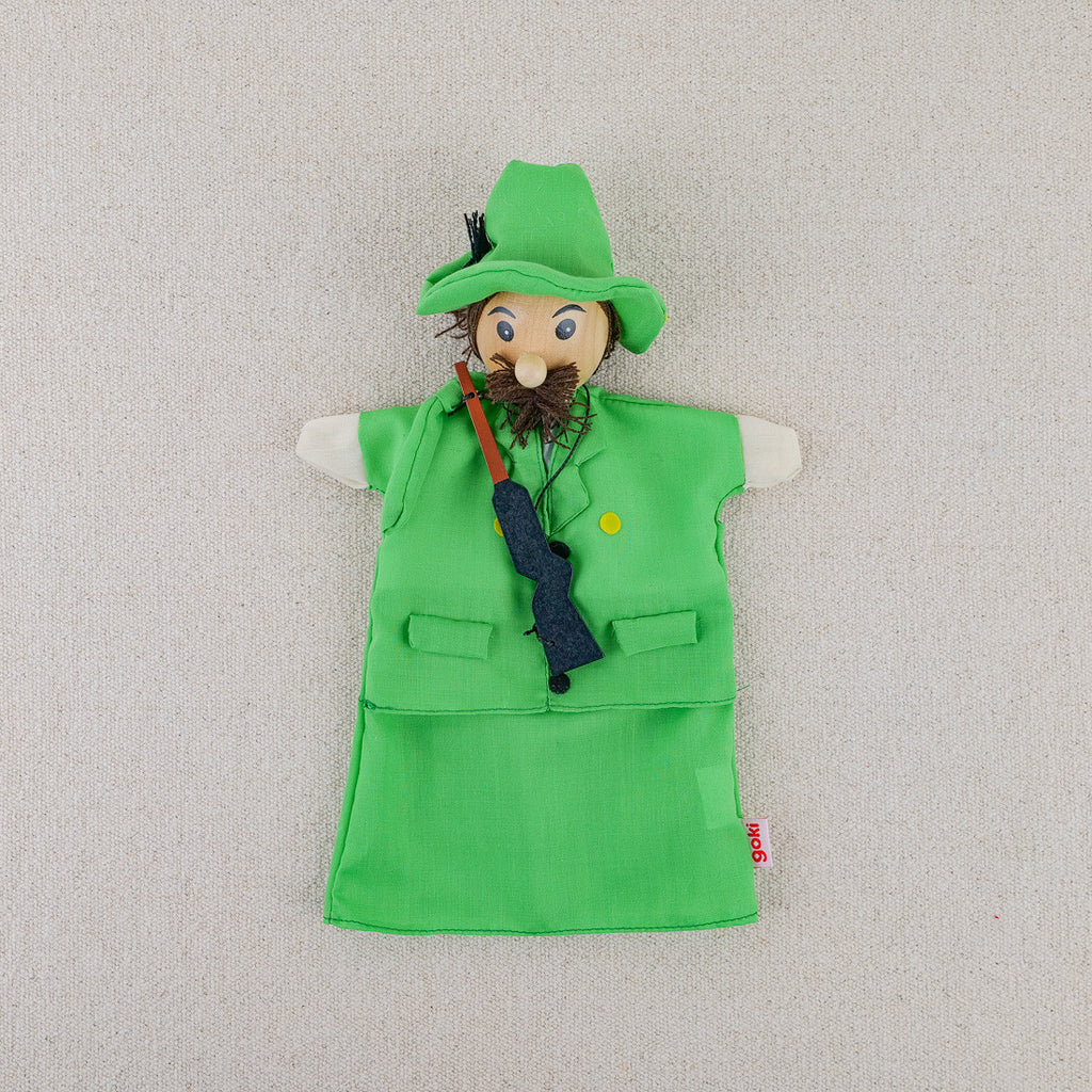 Set of 12 fabric puppets