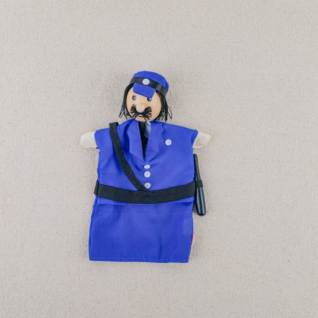 Set of 12 fabric puppets