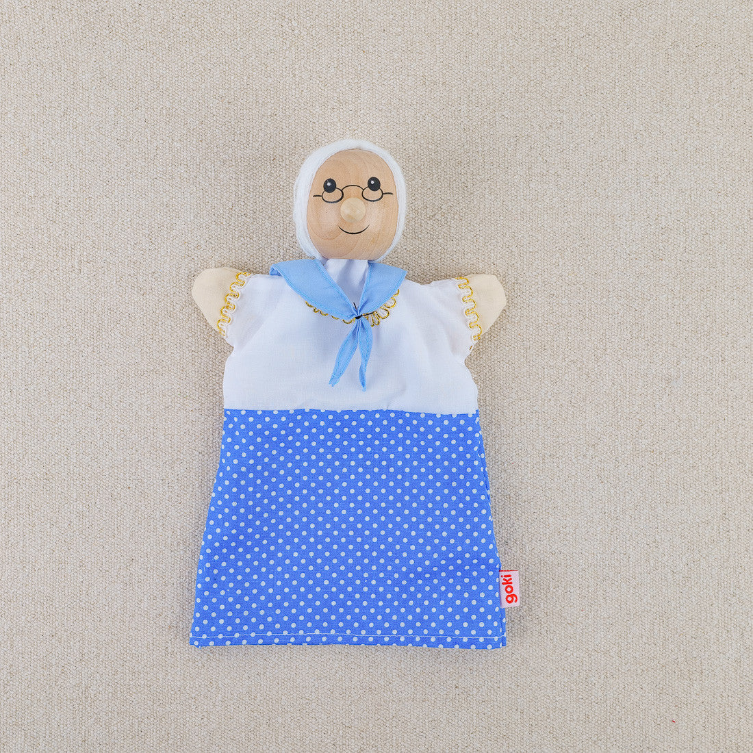 Set of 12 fabric puppets