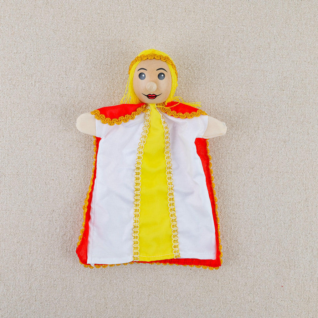 Set of 12 fabric puppets