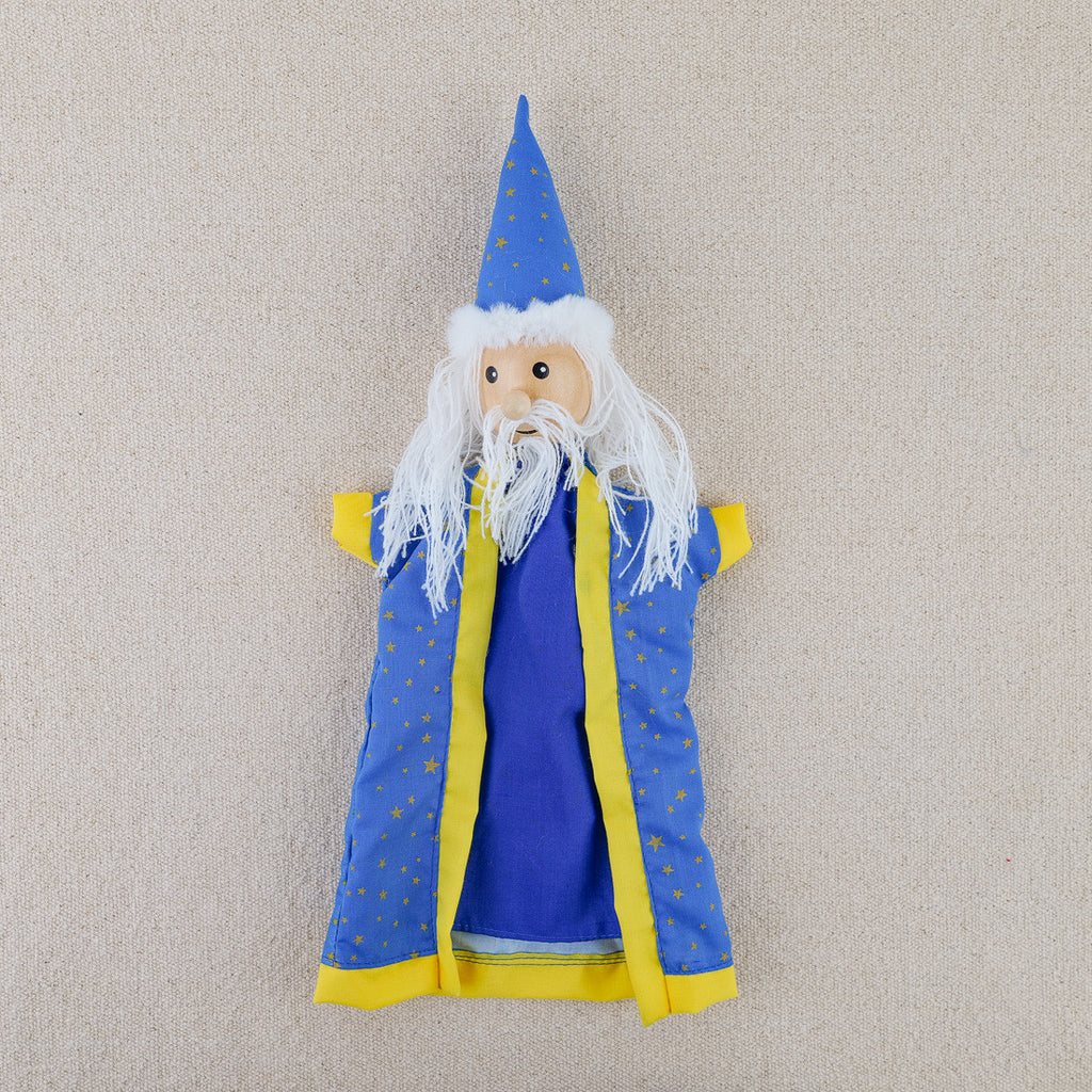 Set of 12 fabric puppets