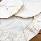 Set of 3 organic cotton bowl covers