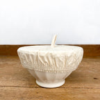 Set of 3 organic cotton bowl covers