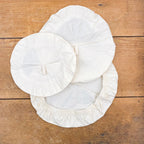 Set of 3 organic cotton bowl covers