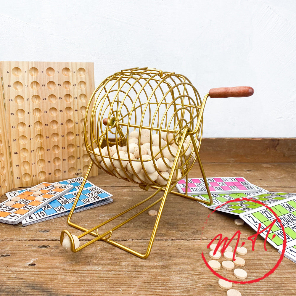 Loto de luxe avec boulier en métal