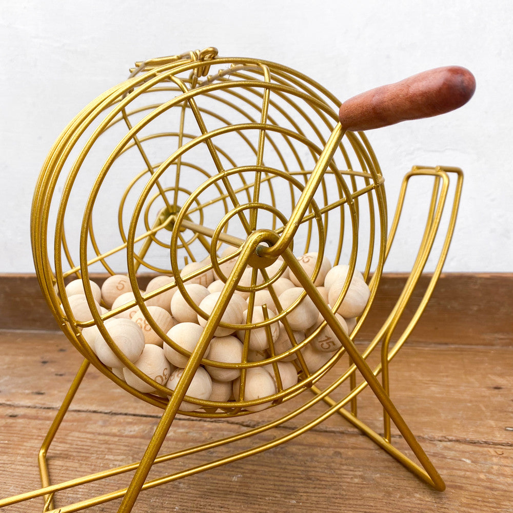 Loto de luxe avec boulier en métal