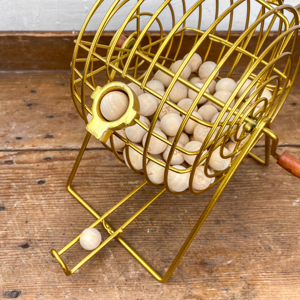 Loto de luxe avec boulier en métal