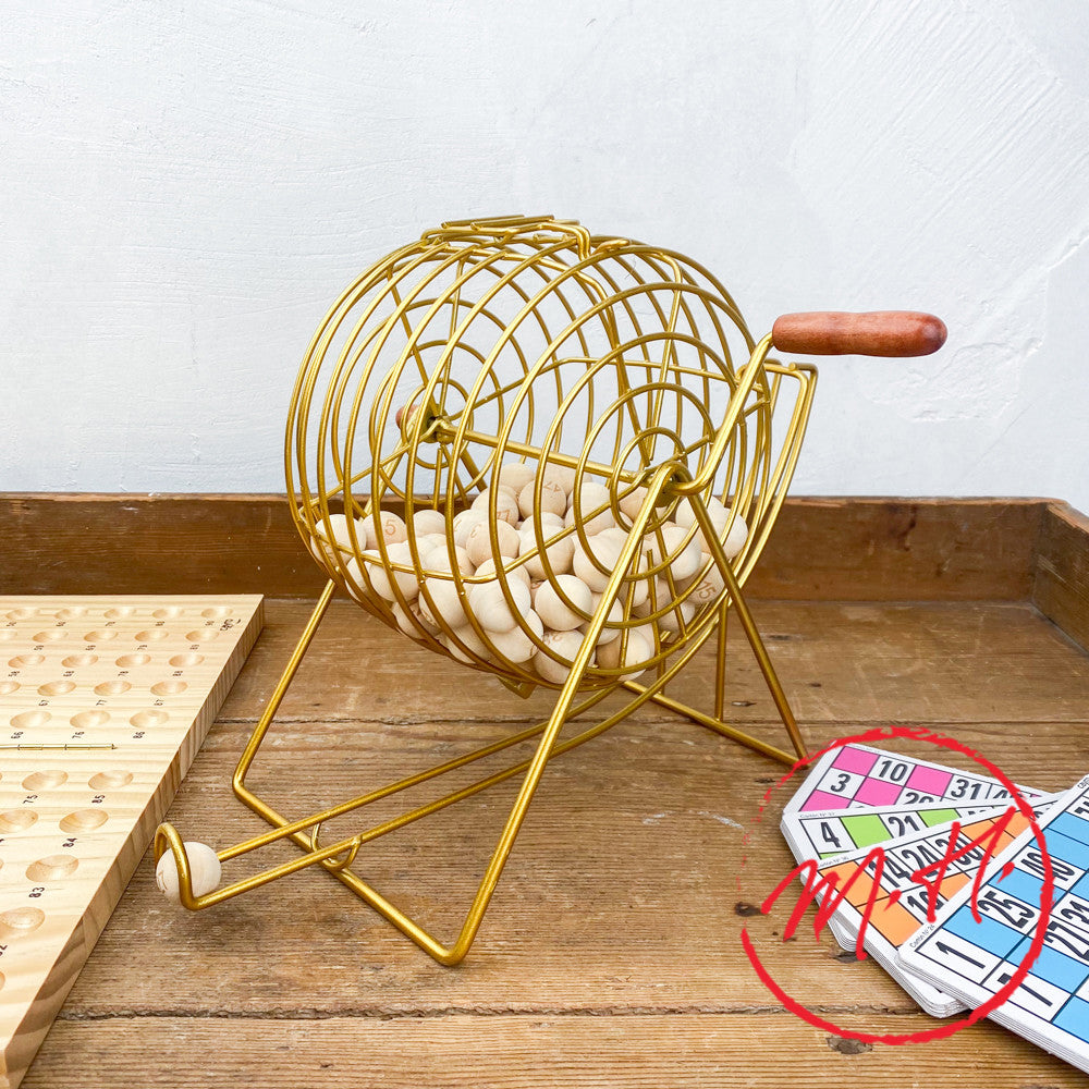 Loto de luxe avec boulier en métal