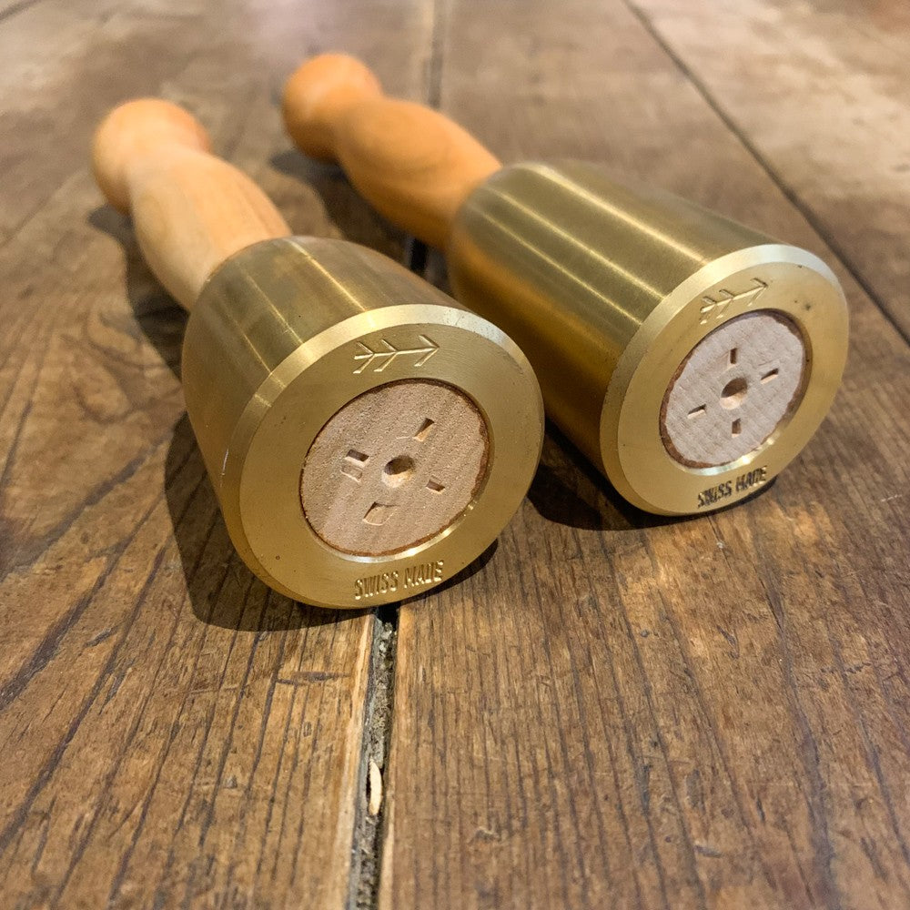 Solid brass mallet