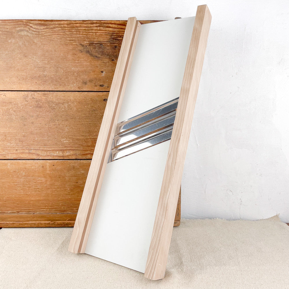 Mandoline coupe-choux bois et inox
