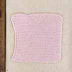 Manique en tricot coloré