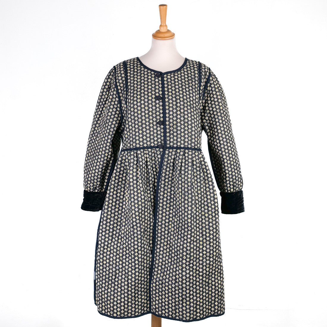 Manteau long réversible à imprimés provençux