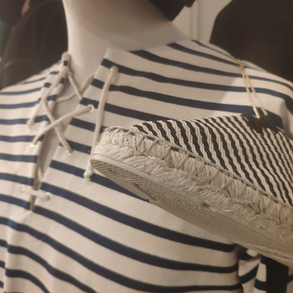 Lace-up Breton shirt