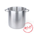 De Buyer brushed stainless steel pot