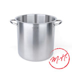 De Buyer brushed stainless steel pot