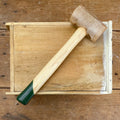 Rawhide mallet with lead core