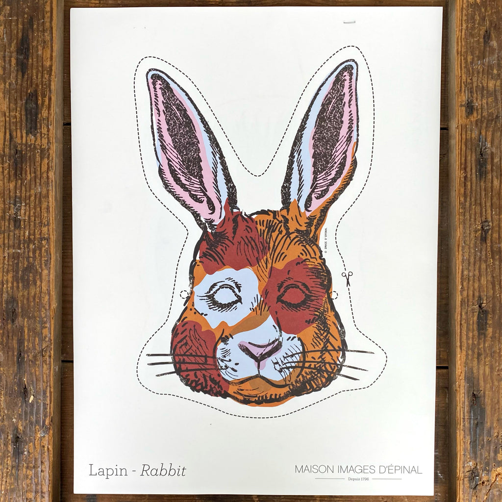 Masques d'animaux à découper