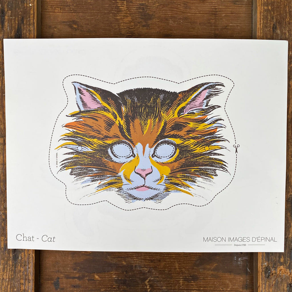 Masques d'animaux à découper