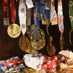 Médaille de berceau voeux de naissance