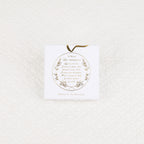 Médaille de berceau voeux de naissance