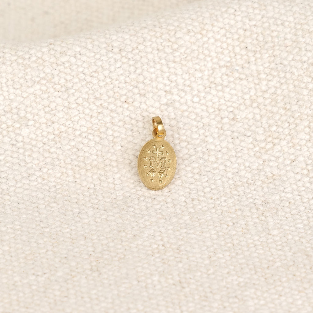 Médaille de la Bonne Mère et Gabriel or