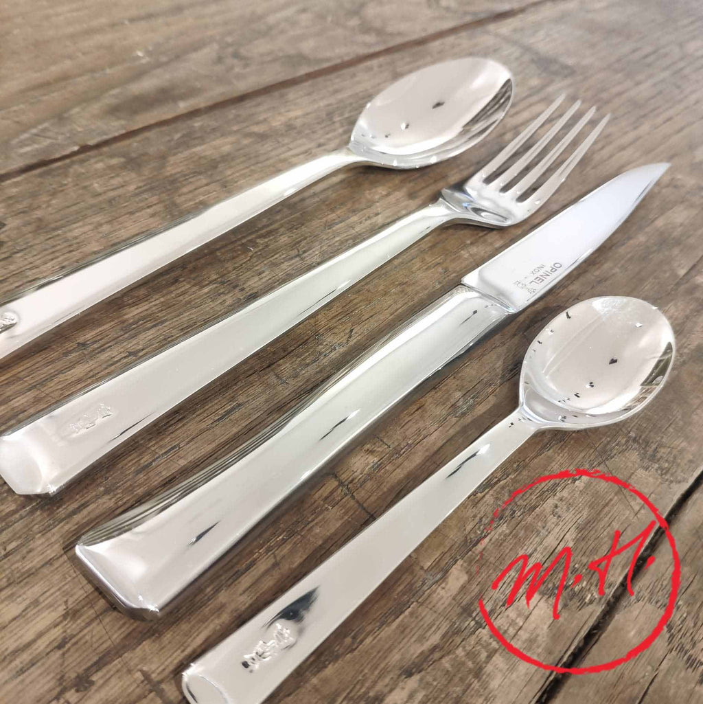 16-piece monobloc steel cutlery set
