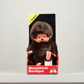 Original Monchhichi plush toy 18 cm in box, classic 1980s soft toy for children from age 2