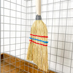 Mini rice straw broom
