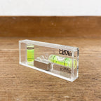 Mini transparent level with magnet