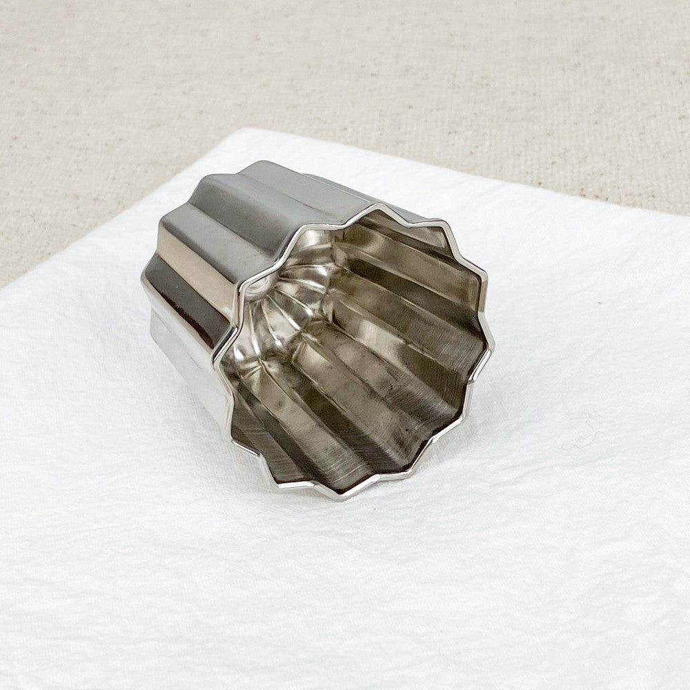 Stainless steel cannelé mould